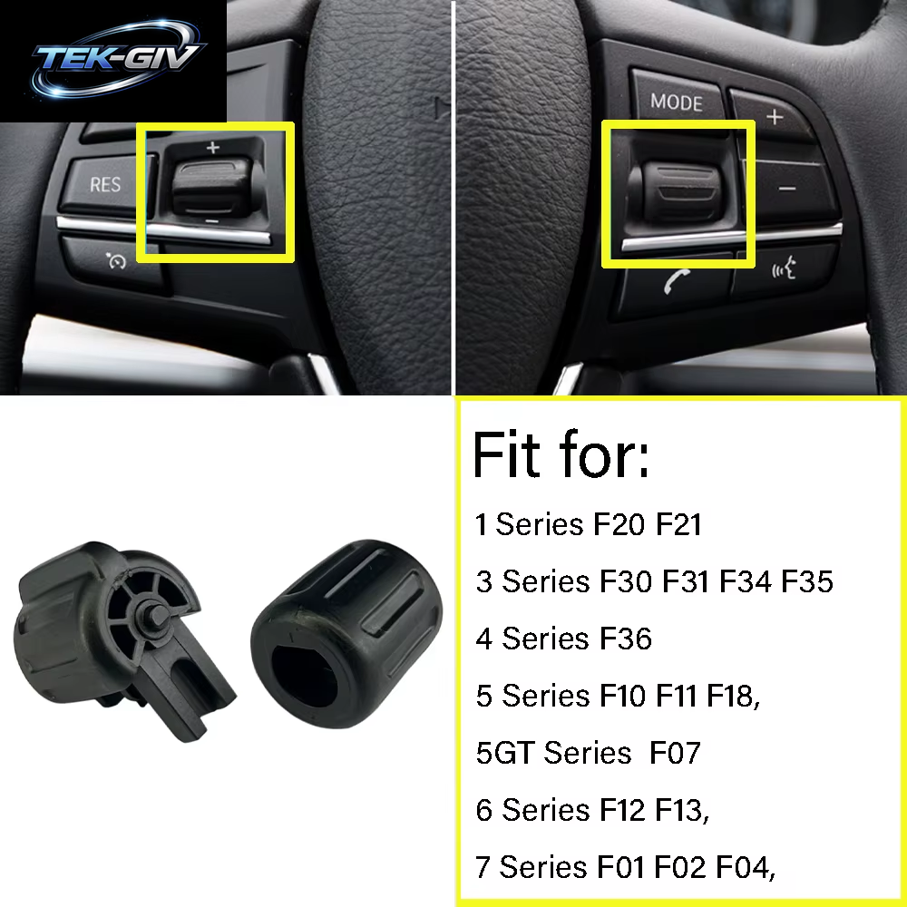 Schwarz Auto Multi-Funktion Lenkrad Control Knob Taste Für BMW 3 4 5 GT 6 7 Serie F30 F35 F34 F36 F10 F11 F12 F07 F01 F02