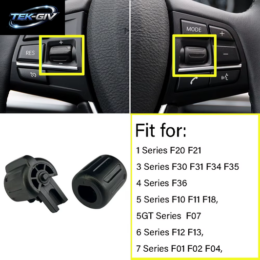 Schwarz Auto Multi-Funktion Lenkrad Control Knob Taste Für BMW 3 4 5 GT 6 7 Serie F30 F35 F34 F36 F10 F11 F12 F07 F01 F02