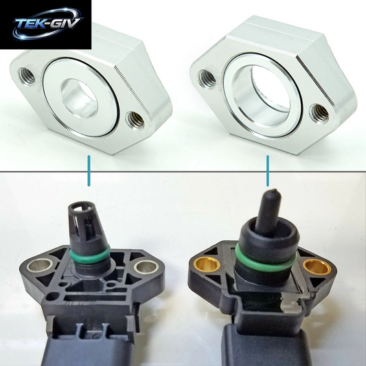1PCS ALUMINIUM KARTE SENSOR ADAPTER FÜR VW AUDI 1,8 T FLANSCH KIT GOLF GTI BEETLE JETTA A4 PIPING KIT