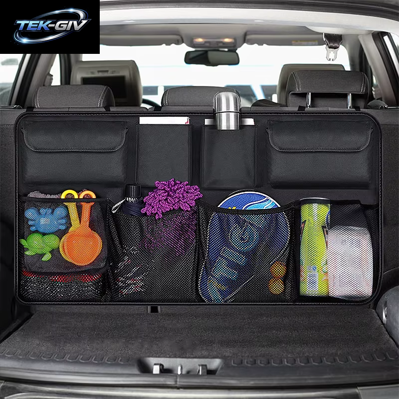 Kofferraum Hängen Aufbewahrung Tasche Rücksitz Universal Große Kapazität Oxford Wasserdicht Multi-Pocket Auto Kofferraum Aufbewahrung Tasche Organizer