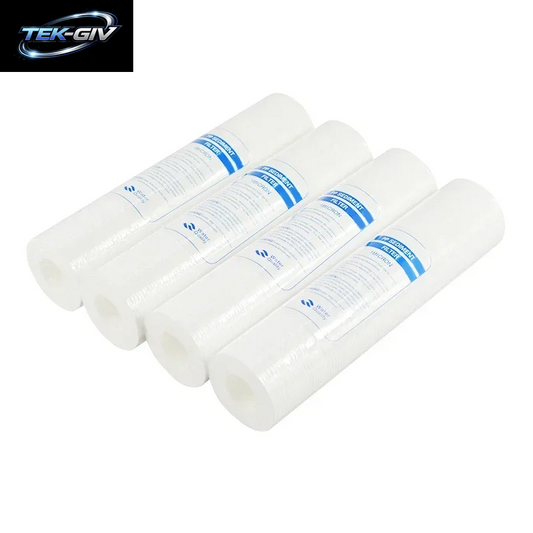 Wasserreiniger 10 Zoll 2/4/6 Stück 1 Mikron Sedimentwasserfilterkartusche PP Baumwollfilter Wasserfiltersystem