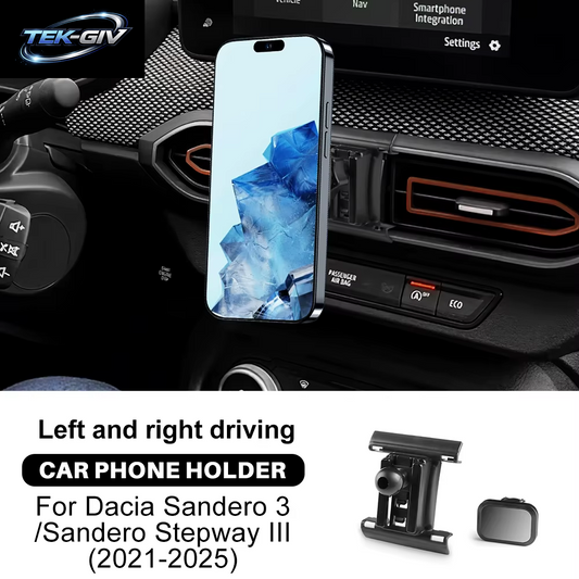 Auto-Schwerkraft-Magnettelefonhalter Für Dacia Sandero 3/Sandero Stepway III 2021 2022 2023 2024 2025 Halterung Gps-Navigationsständer