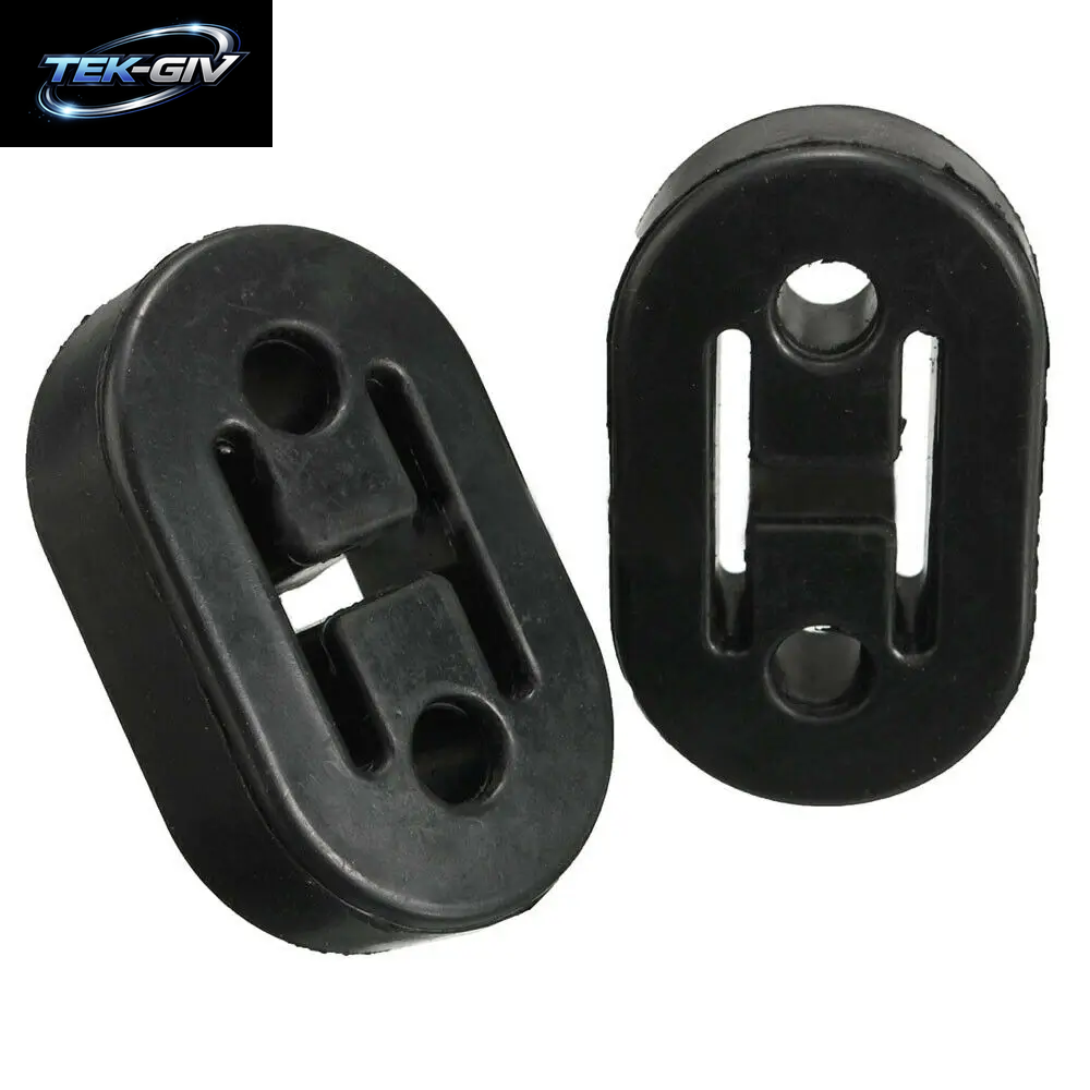 2 Stück Universal Auto Gummi Auspuff Endrohr Halterungen Aufhänger Schalldämpfer Isolator Buchse Unterstützung