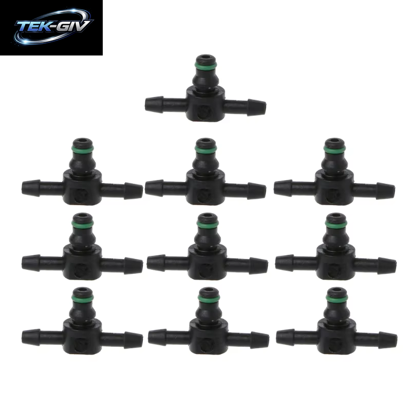 10-100 Stück T Typ Stecker Rohrs Ch Lauch Verbindungs Rohr Kraftstoff Für Bosch 110 Serie Injektor Disel Common Rail Injektor Teile Kunststoff