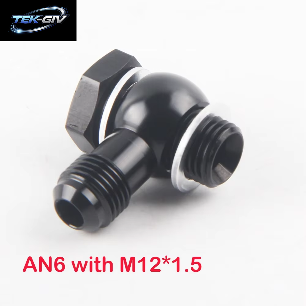 Bolzen Hydraulische Kupplungsschraube M12 M14 M16 M18 X 1,5 Mit Aluminium-Banjo-Anschluss Auslass Banjo Männlich An4 An6 An8 An10
