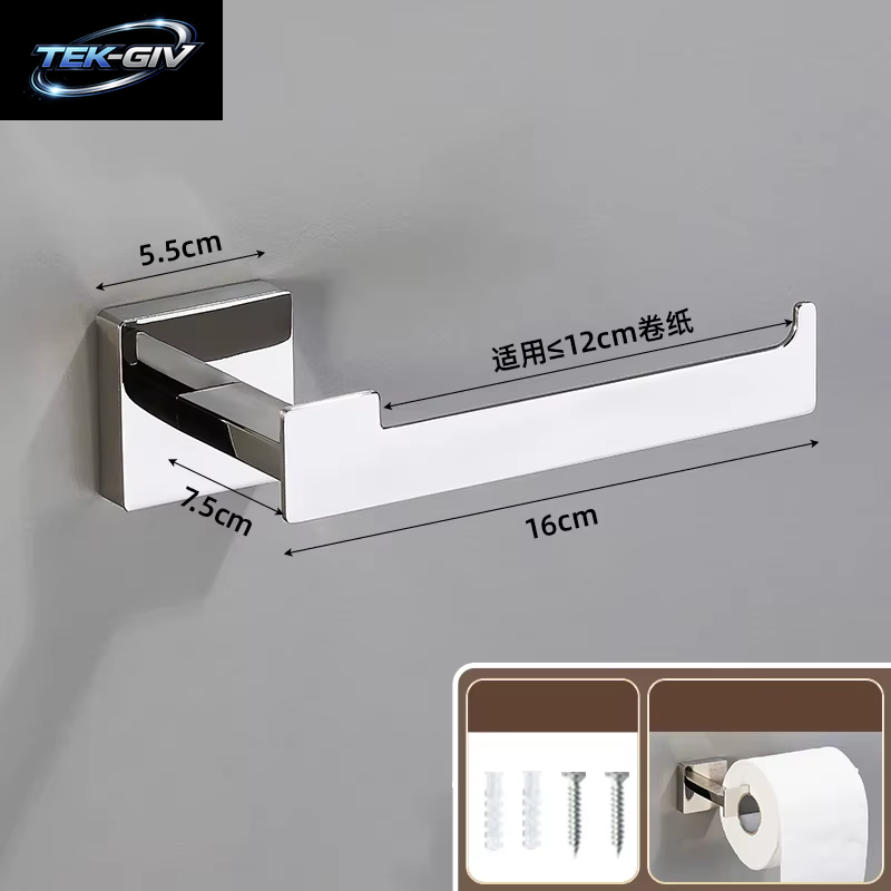 Mattschwarz Badezimmer Zubehör Set Wand Halterung Handtuch Bar Handtuch Ring Rollen Papier Halter Robe Haken Edelstahl Hardware Set