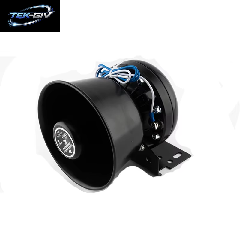 Auto Montierte Alarmmodifikation Werbehupe 12V24V Autoalarmhupe Großer Lautsprecher 300W Alarmhupe Auto Schwarze Fronthupe