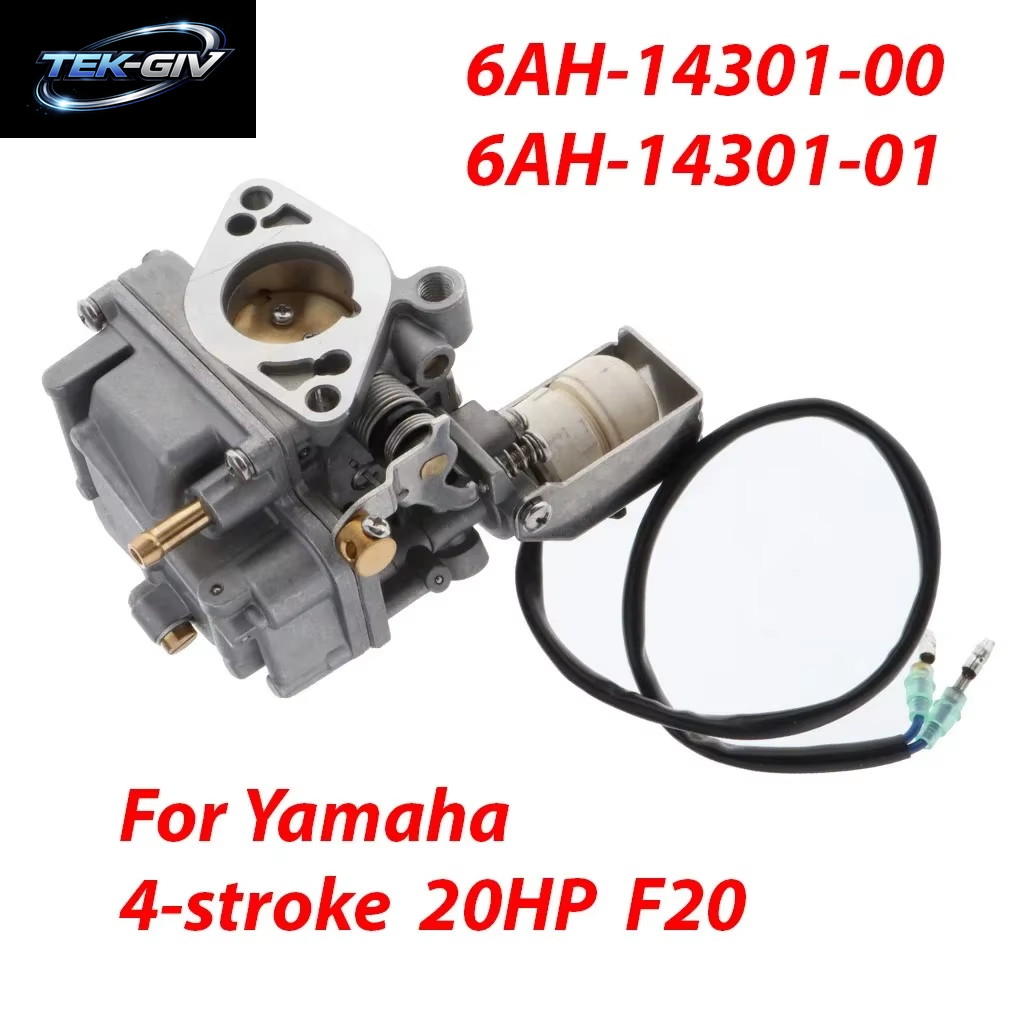 6AH-14301-00 Bootsaußenbordvergaser Für Yamaha 4-Takt 15 PS 20 PS F15 F20 Außenbordmotor 6AH-14301-01