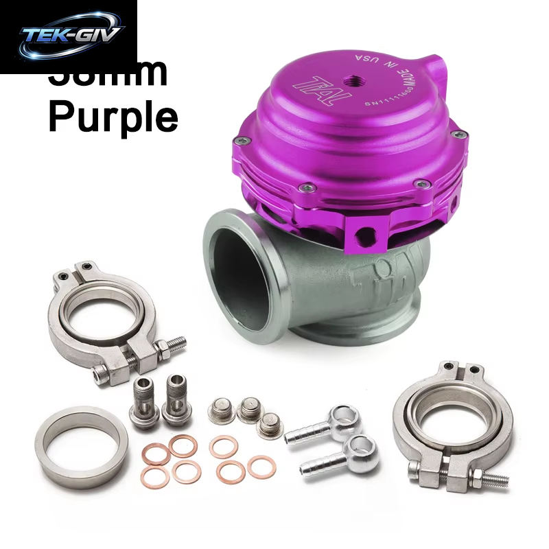 Universelles 38 Mm Externes Wastegate Mit V-Band, Flansch-Turbo-Wastegate Für Supercharge-Turbo-Verteiler Mit Logo MV-S 38 Mm Wastegate