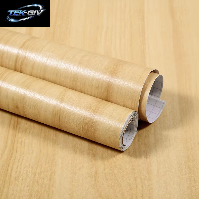 40 Cm Verdickte Wasserdichte Holzmaserung Aufkleber Selbstklebende PVC Kleiderschrank Schrank Desktop Alte Tür Möbel Renovierung Tapete