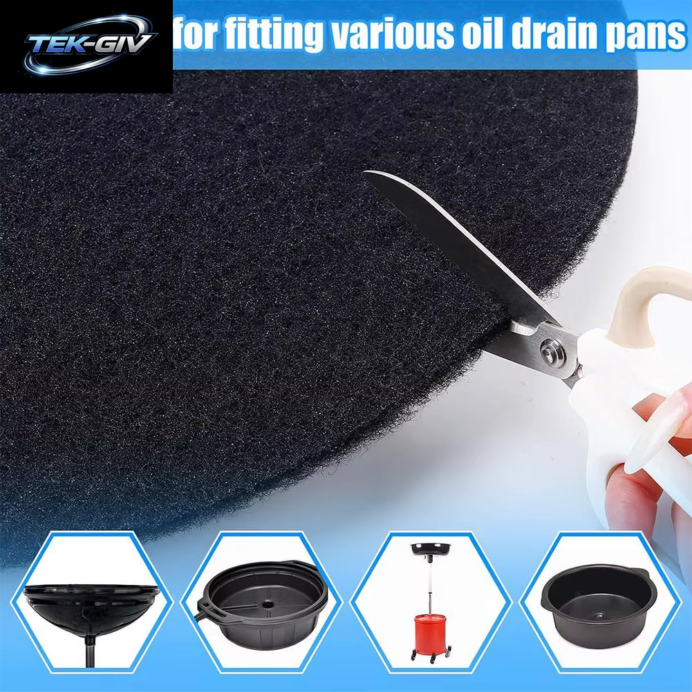 2Pcs 38Cm Öl Ablass Spritz Kissen Ölwechsel Wanne Kein Splatter Rundes Pad Für Auto Wechsel Öl Getriebe Abfluss Wanne Autozubehör