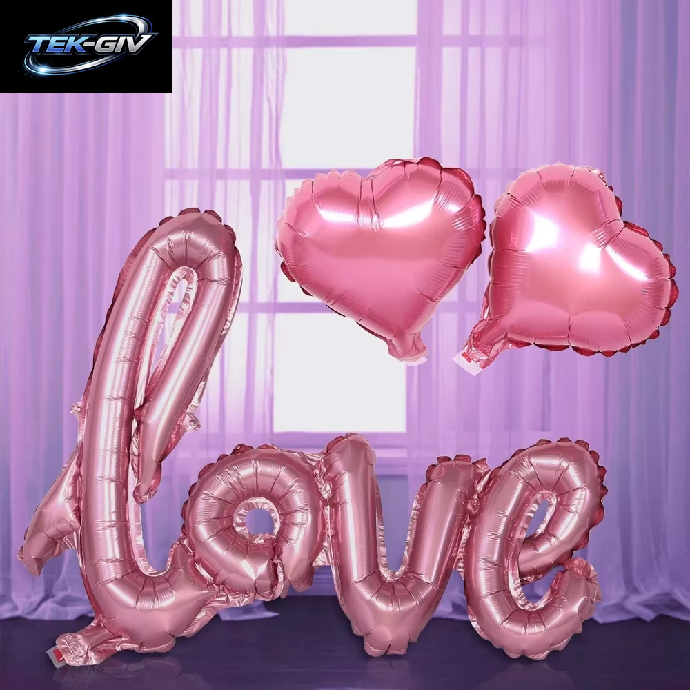 LIEBE Brief Folie Mylar Ballon Für Hochzeit Valentinstag Jahrestag Geburtstag Party Dekor Hintergrund Bogen Kranz DIY Supplie