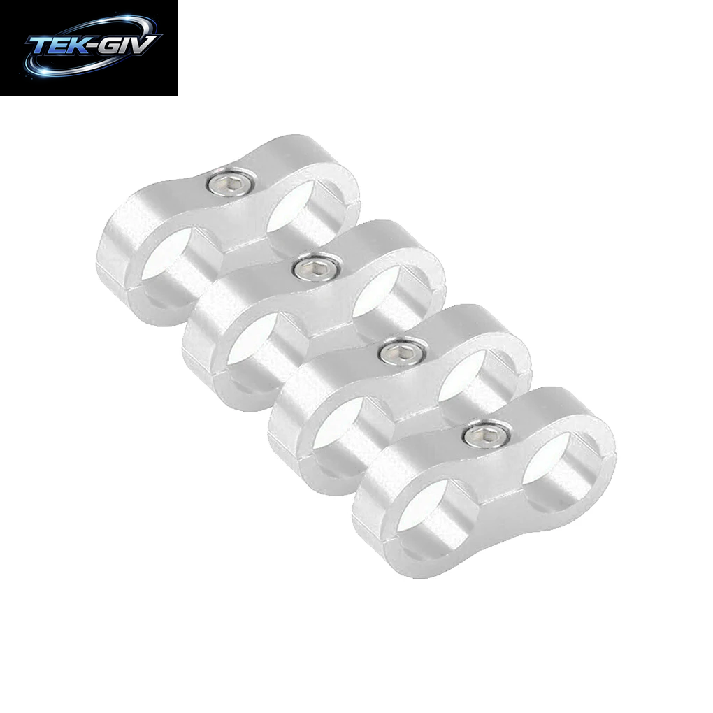 4 Teile/Los 6An Schlauch Separator Klemme Halterung Adapter Für 3/8 "Öl Kraftstoffs Ch Lauch Leitung