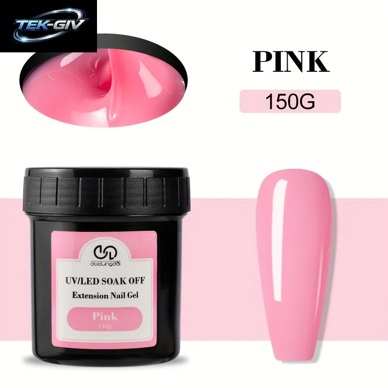 150 G Acryl-Nagelverlängerungsgel – Uv-/Led-Kompatibel, Geruchlos, Soak-Off-Formel Für Harte Gelee, Maniküre Und Nagelaufbau