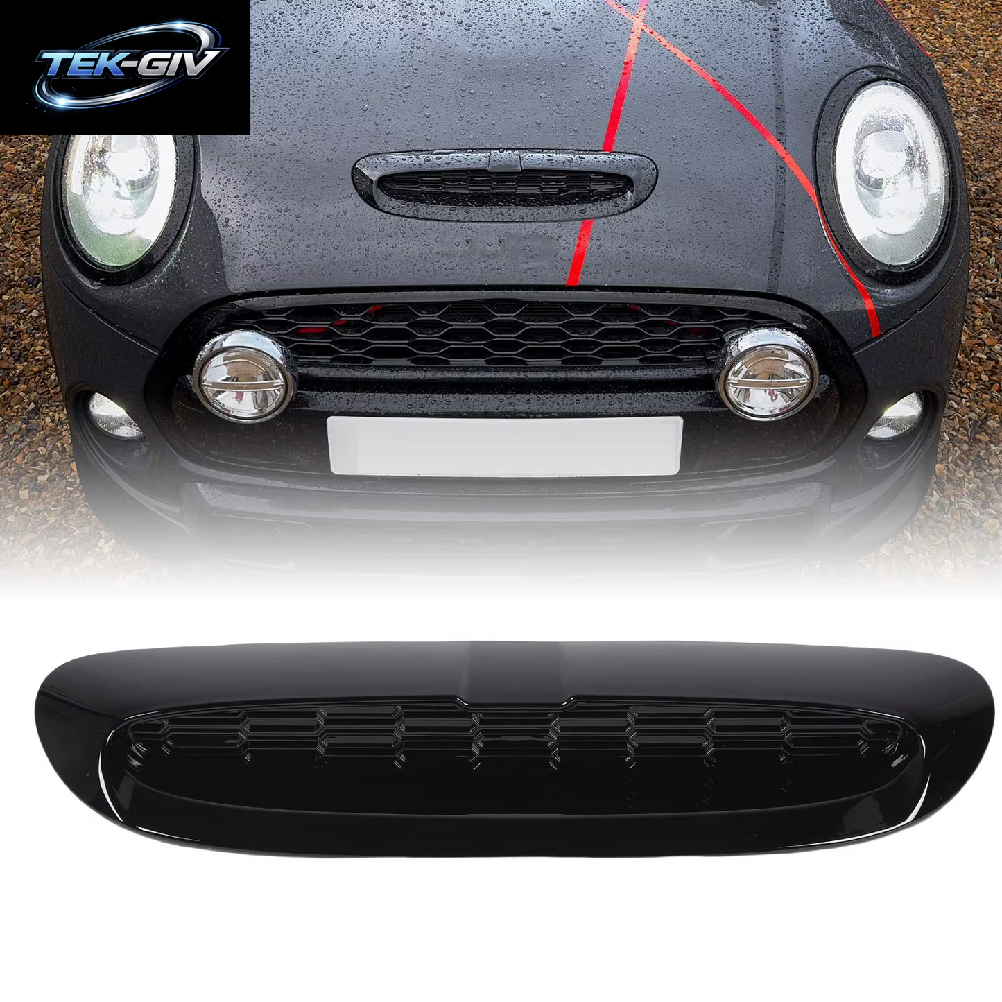 Auto Front Hood Scoop Vent Abdeckung Motorhaube Haube Air Flow Intake Trim Für MINI Cooper S & JCW F54 F55 F56 F57 2014-2024 Auto Zubehör
