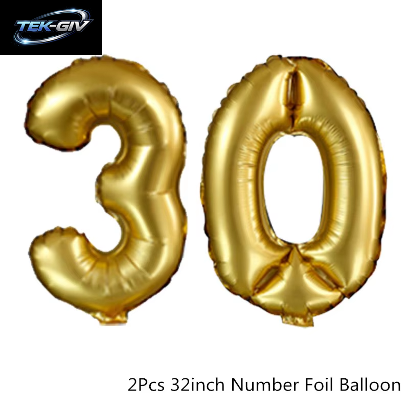 Schwarzgold 30 40 50 60 Jahre Geburtstag Latexballons Erwachsene Männer Frauen Alles Gute Zum Geburtstag Party Dekor Hochzeit 30. Jahrestag Zubehör
