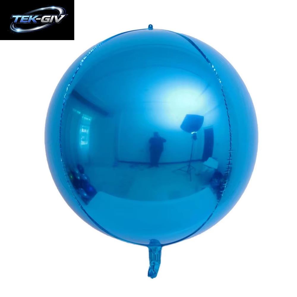 10 Stück Silberne 4D-Rundballons 10 18 22 32 Zoll Große Metallische Silberfolienballons Für Geburtstag, Hochzeit, Silberne Partydekorationen