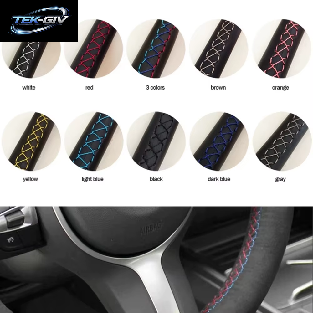 Anpassung Auto-Lenkradbezug, Zubehör, Handnähen, Wildleder, Rutschfest Und Bequem, Für Peugeot 308 2014–2017