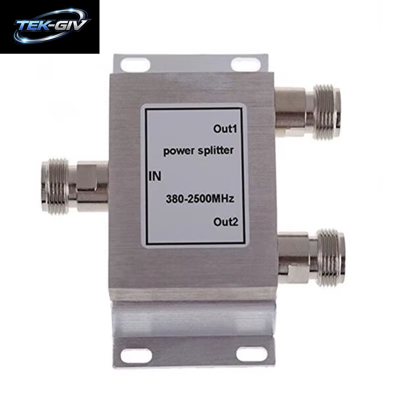 RF Koaxial Splitter 1 Zu 2 Way Power Splitter 380-2500Mhz Signal Booster Divider N Weibliche 50Ohm Schnelle Verschiffen