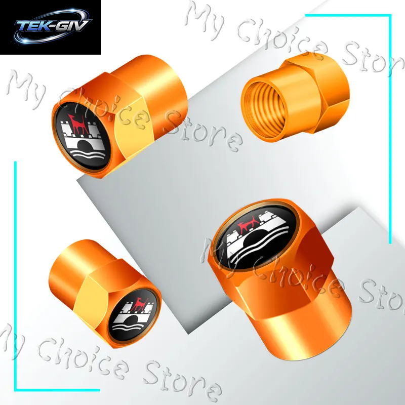 4 Stücke Wolfsburg Edition Emblem Auto Ventilkappen Rad Reifen Luftreifen Vorbau Schutzhülle Für VW Golf Mk5 Passat Jetta Tiguan Polo