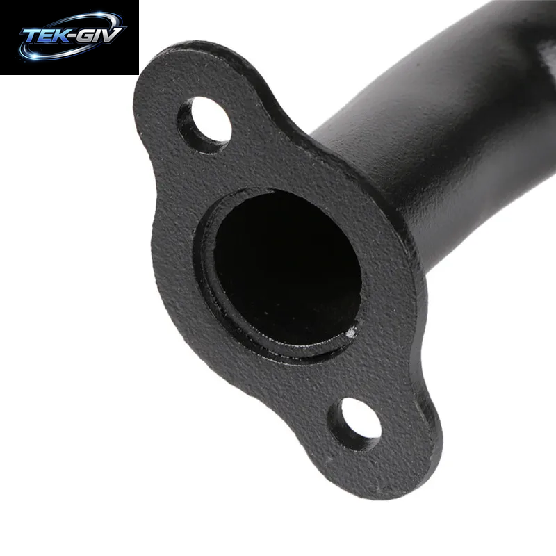 Fatty Belly Pipe Auspuffschalldämpfer Schwarz Passend Für 50Cc 80Cc Fahrrad Gasmotor Motorteile