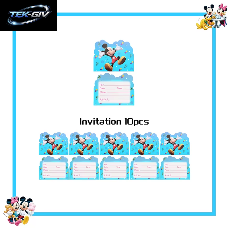Mickey Mouse Geburtstag Party Dekoration Geschirr Candy Box Banner Tischdecke Hintergrund Ballon Für Kinder Geburtstag Party Supplies