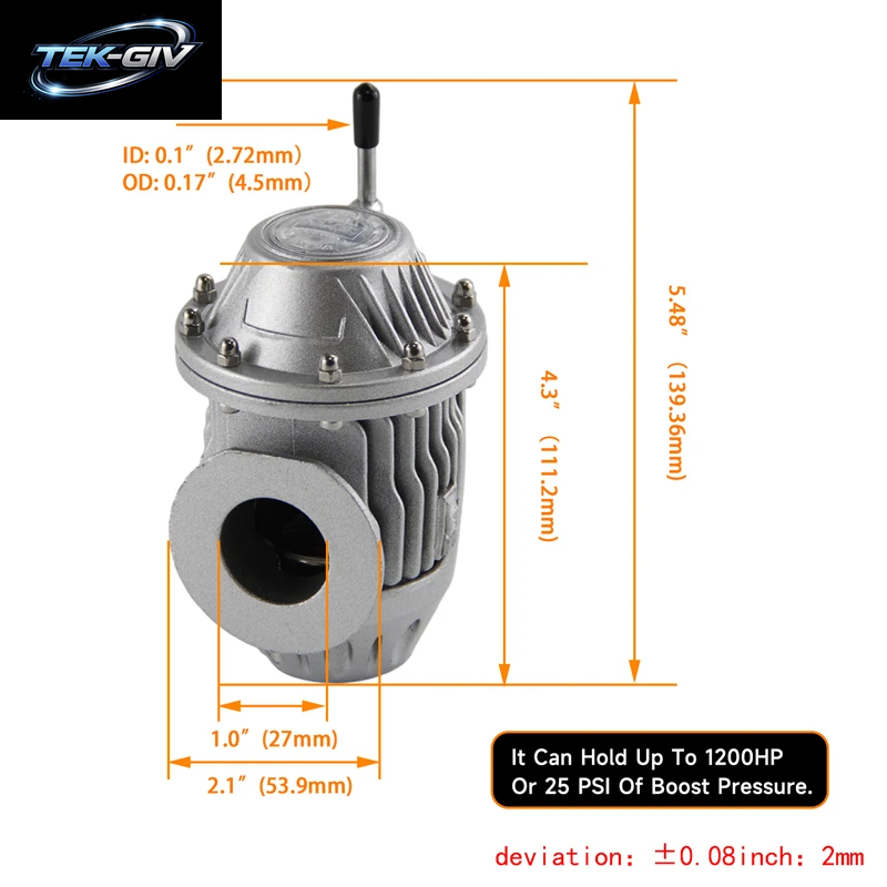 SSQV IV Blow off Ventil + Flanschadapter Passend Für Hyundai Genesis Coupe 2.0T 10-14 Sonata 2.0T/1.6T 11-17 Veloster 1.6T 13-17