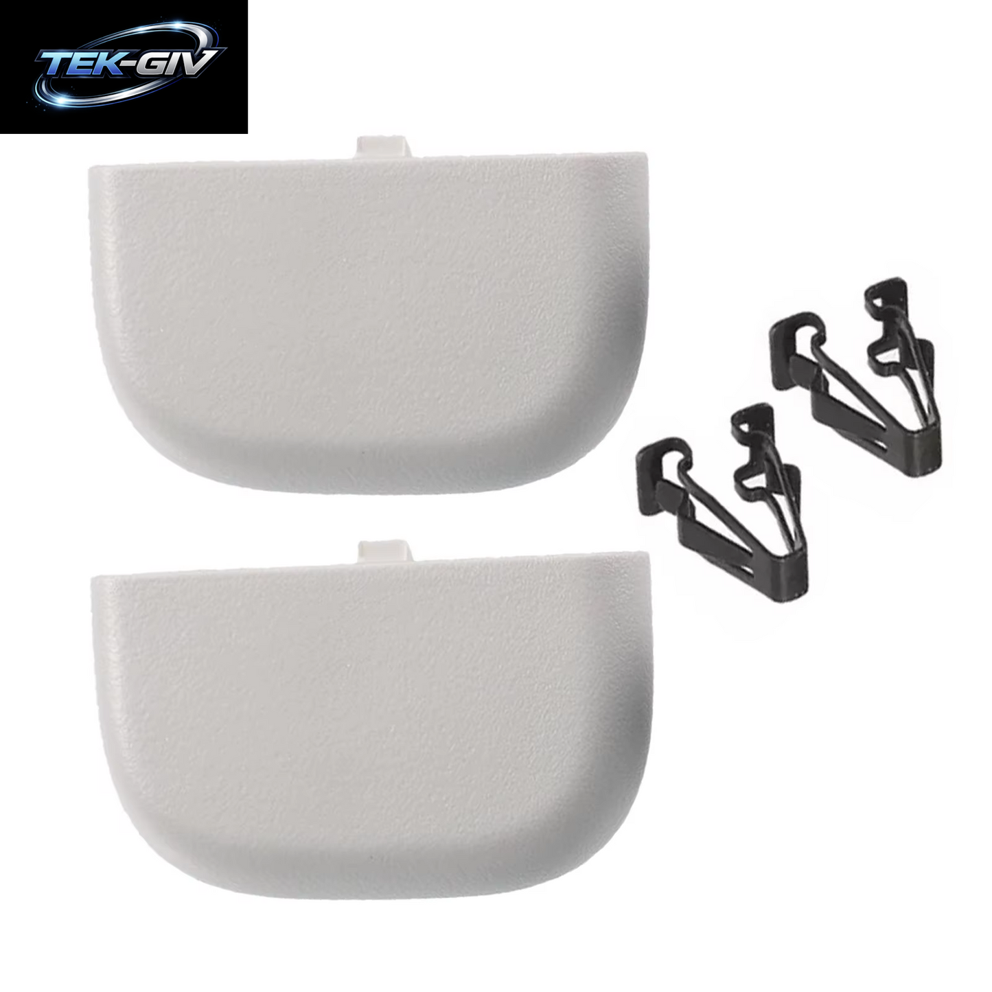 2 Stücke Beige Grau Auto Sonnenblende Kappe Clip DS7Z4273AA Für Ford Für Fusion 2013 2014-2016 DS7Z-54672A40-AF Auto Zubehör
