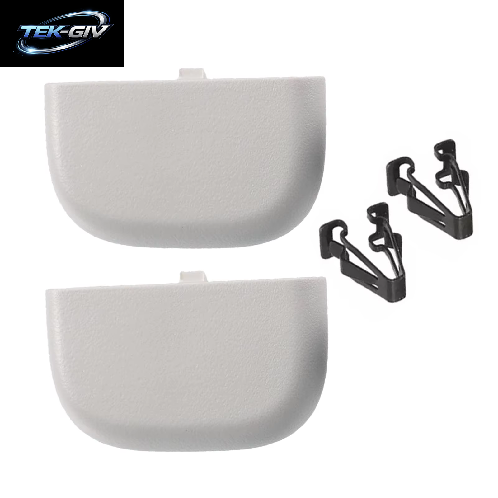 2 Stücke Beige Grau Auto Sonnenblende Kappe Clip DS7Z4273AA Für Ford Für Fusion 2013 2014-2016 DS7Z-54672A40-AF Auto Zubehör