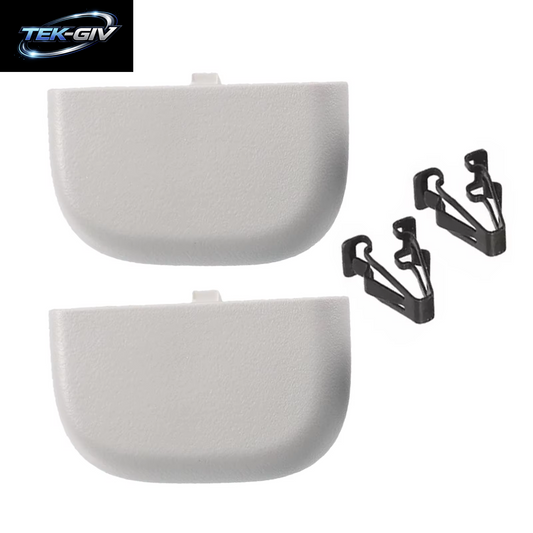 2 Stücke Beige Grau Auto Sonnenblende Kappe Clip DS7Z4273AA Für Ford Für Fusion 2013 2014-2016 DS7Z-54672A40-AF Auto Zubehör