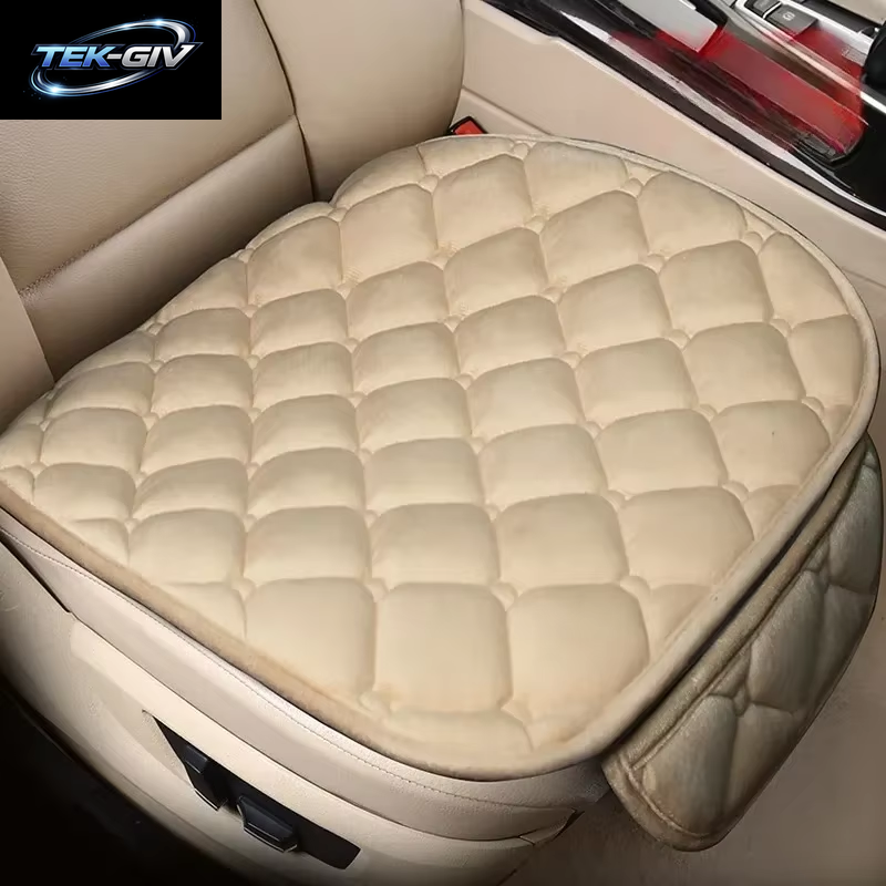 Autositzbezüge, Warmer Sitzkissenschutz, Plüsch-Sitzbezug, Universell Für Limousine, Schrägheck, SUV, Herbst, Winter