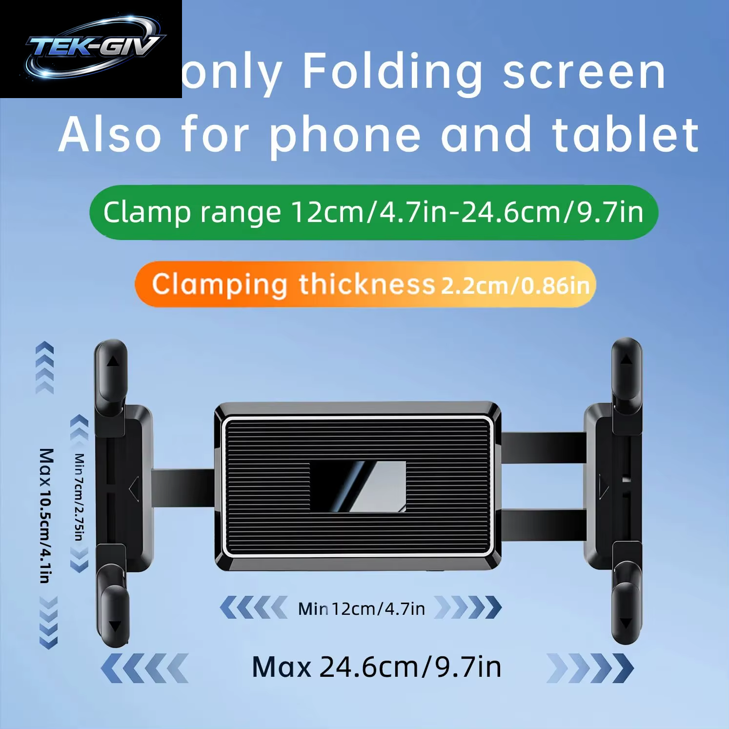 Stativ Einbeinstativ Universa Halter Halterung, Ständer Kompatibel Mit 7" - 15" Tablets Ipad, 4"-7" Klappbildschirm/Gerade Panel Telefon
