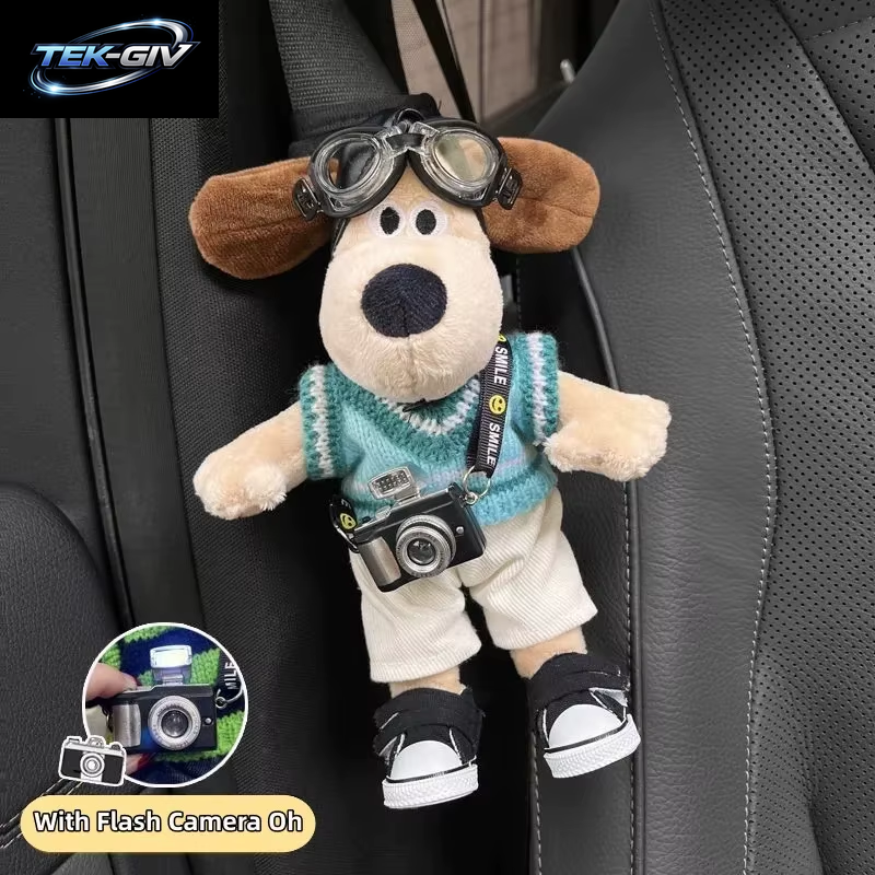 Auto-Sicherheitsgurt-Schulter-Ärmel, Ganzjährig, Universell, Niedlich Und Kreativ, Cartoon-Hund, Auto-Schulter-Schutz-Ärmel, Autozubehör