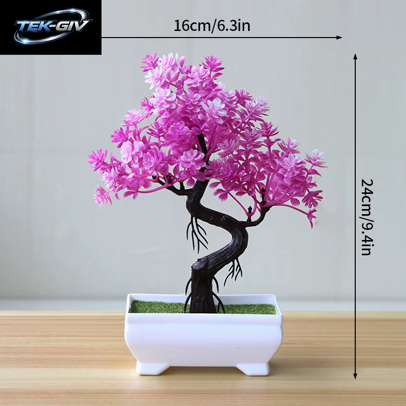 Künstliche Topfblumen, Pflanzen, Bonsai, Gefälschte Pflanze, Blumentopfornamente Für Den Garten, Kleiner Künstlicher Baum, Heimdekorationszubehör