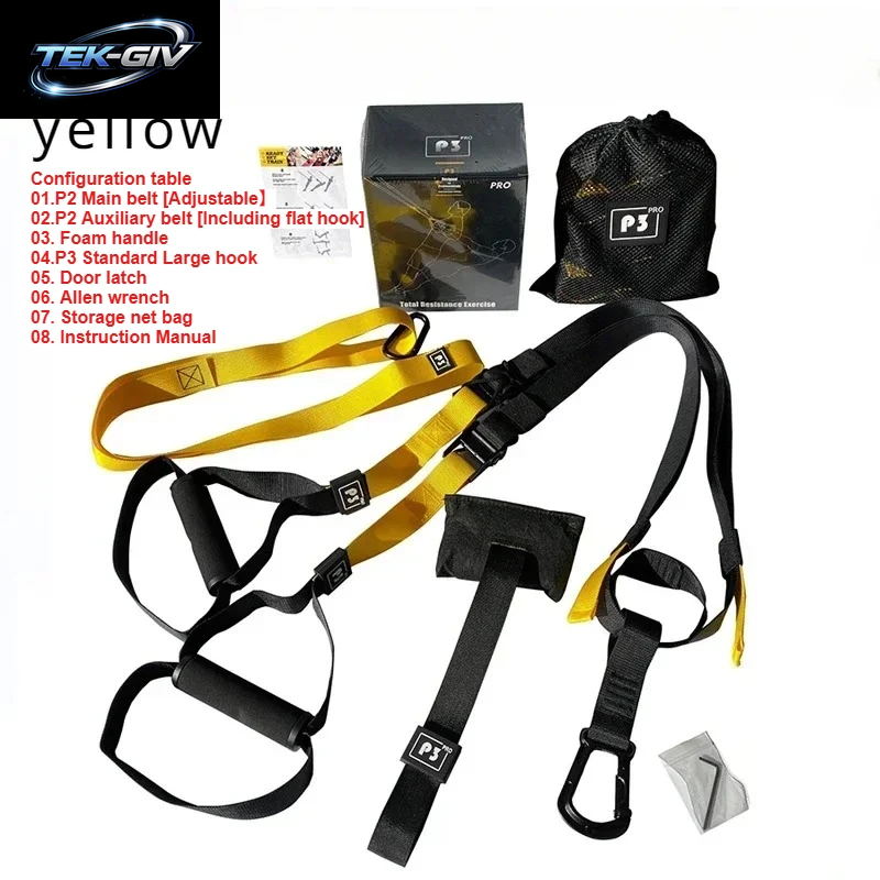 Neue 1-Set Suspension Training Strap Fitness Kraft Power Suspension Trainer Yoga Strap Wand Halterung Professionelle Trx Spanner