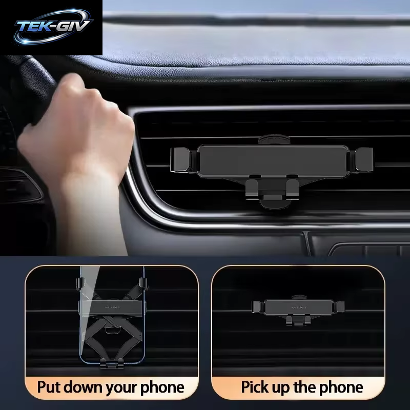 Autotelefonhalter Schwerkraft Handy Ständer GPS Unterstützung Für 4,7-6,7 Zoll Handy Air Outlet Vent Clip Halterung Zubehör