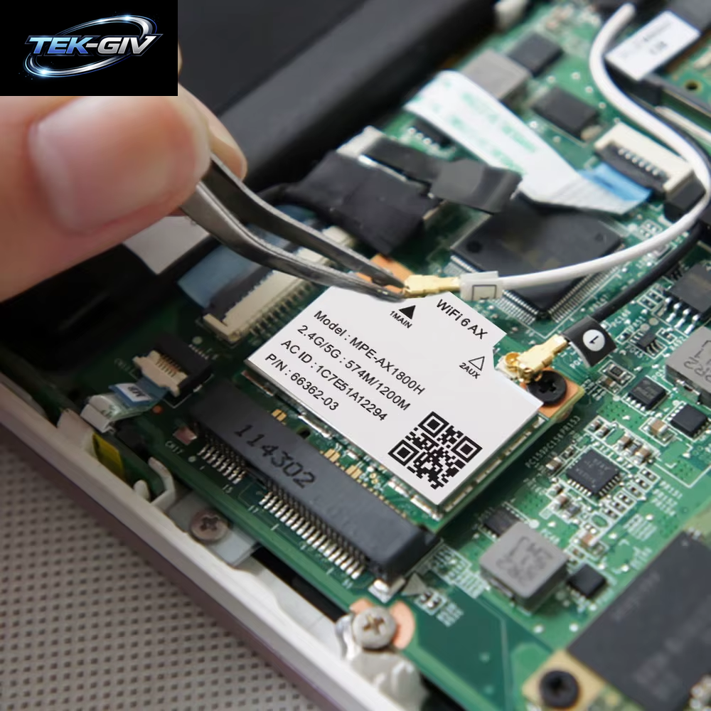 Wi-Fi 6 Mt792 Dualband Wifi 6 Bluetooth 5,2 Karte Für Mini-Pcie-Adapter Wlan-Adapter 2,4G/5Ghz Für Laptop/Pc