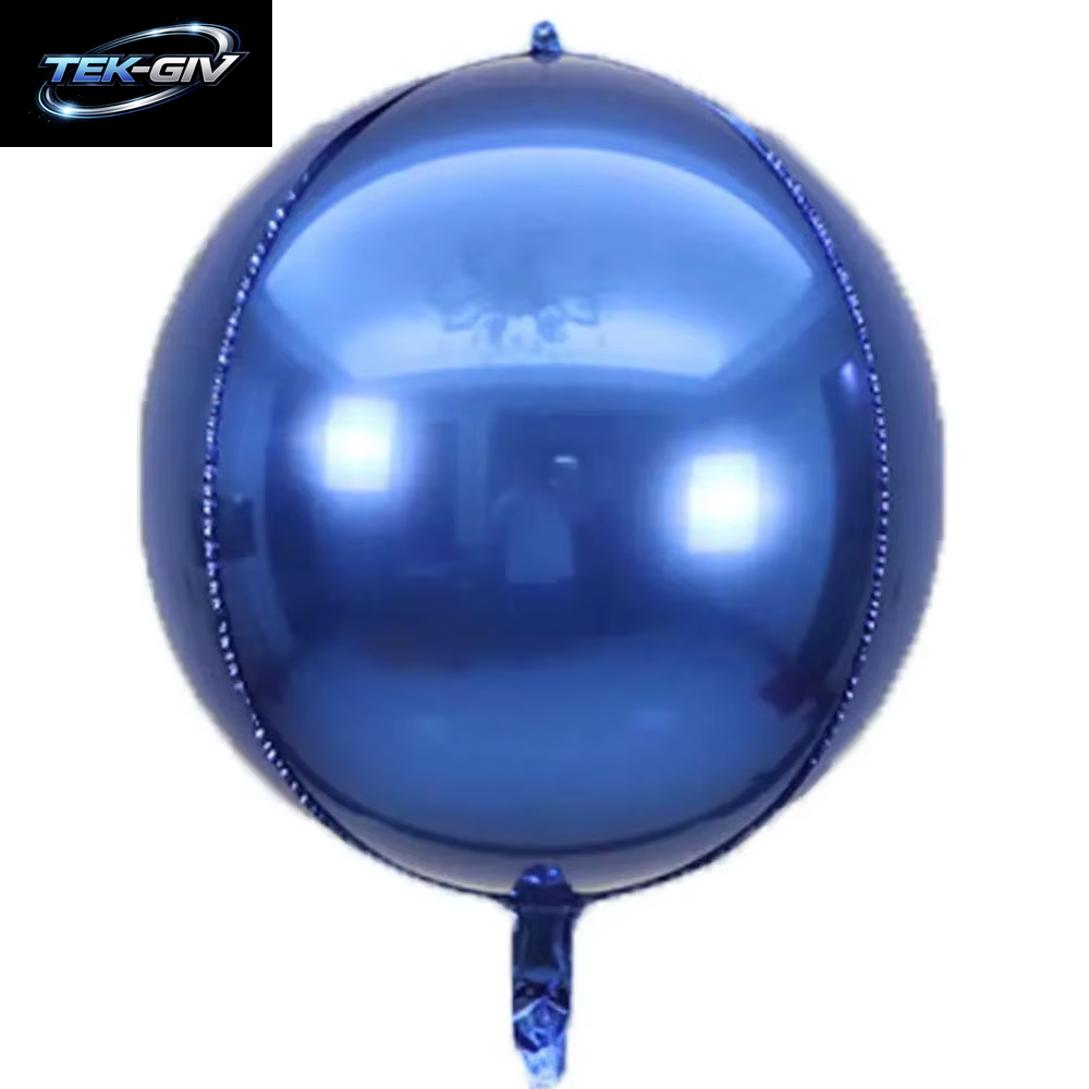 10 Stück Silberne 4D-Rundballons 10 18 22 32 Zoll Große Metallische Silberfolienballons Für Geburtstag, Hochzeit, Silberne Partydekorationen