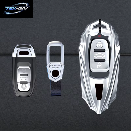 Mode Legierung Auto Schlüssel Fall Abdeckung Shell Fob Für Audi A1 A3 8P A4 B8 B9 A5 A6 C7 A7 A8 Q3 Q5 Q7 Q8 C8 D5 4M RS3 S4 S5 S7 TT E-Tron