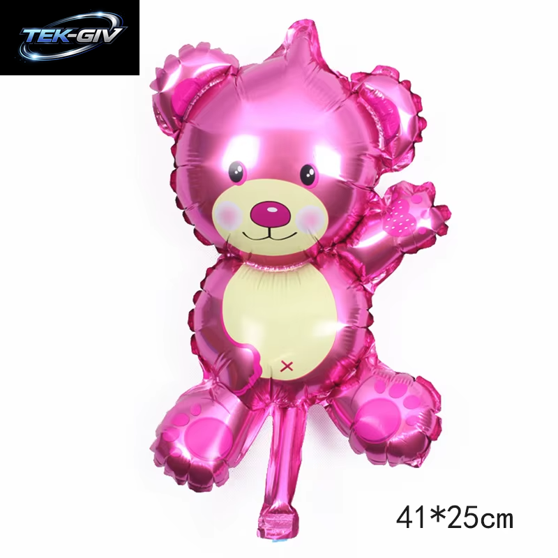 Cartoon Tier Kaninchen Hirsch Folienballon Kinder Geschenke Geburtstag Party Dschungel Tier Thema Dekoration Eichhörnchen Fuchs Bär Helium Globos