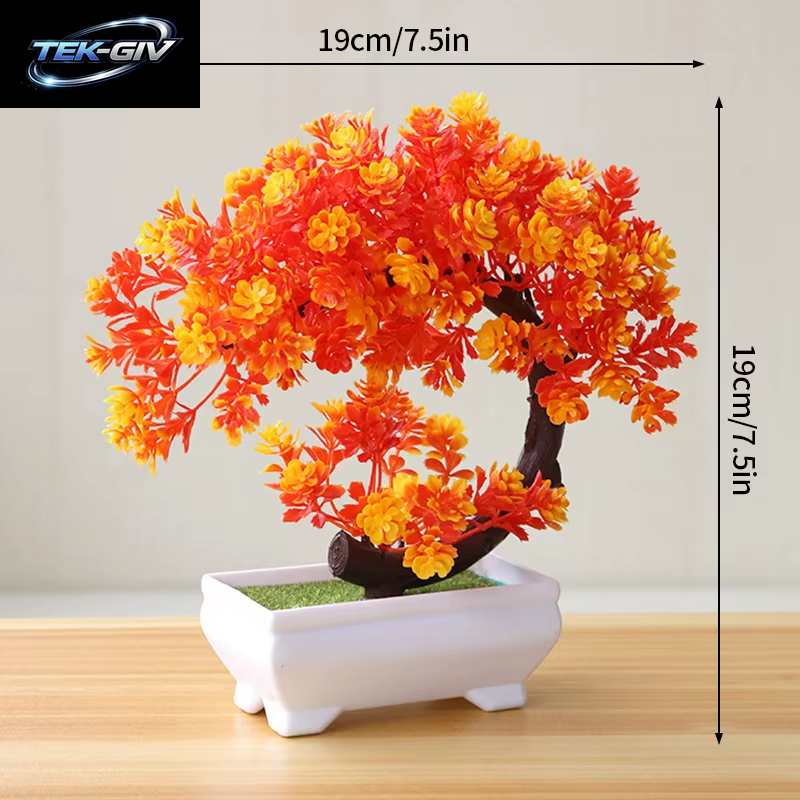 Künstliche Topfblumen, Pflanzen, Bonsai, Gefälschte Pflanze, Blumentopfornamente Für Den Garten, Kleiner Künstlicher Baum, Heimdekorationszubehör