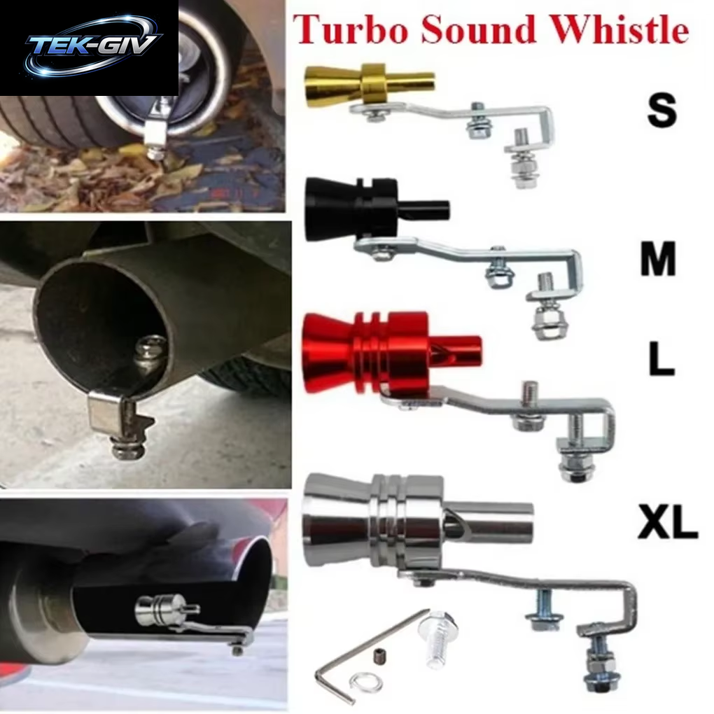Sound Simulator Auto Turbo Sound Whistle S/M/L/XL Fahrzeug Tuning Gerät Auspuffrohr Turbo Sound Whistle Auto