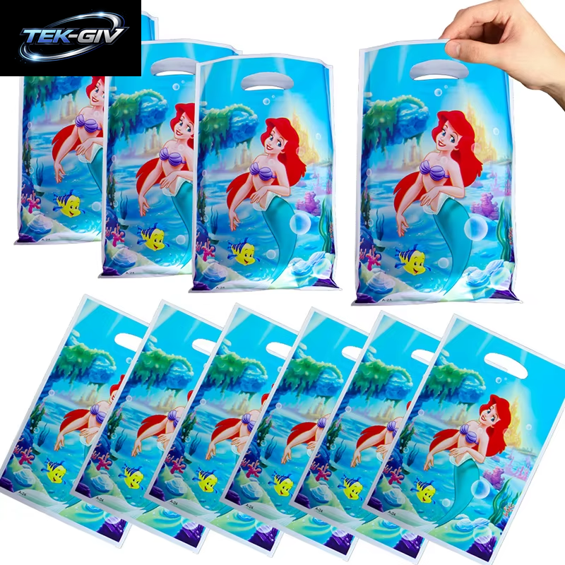 Die Kleine Meerjungfrau Geburtstag Party Dekoration Prinzessin Ariel Papier Serviette Teller Tasse Tischdecke Luftballons Kinder Baby Shower Supplies