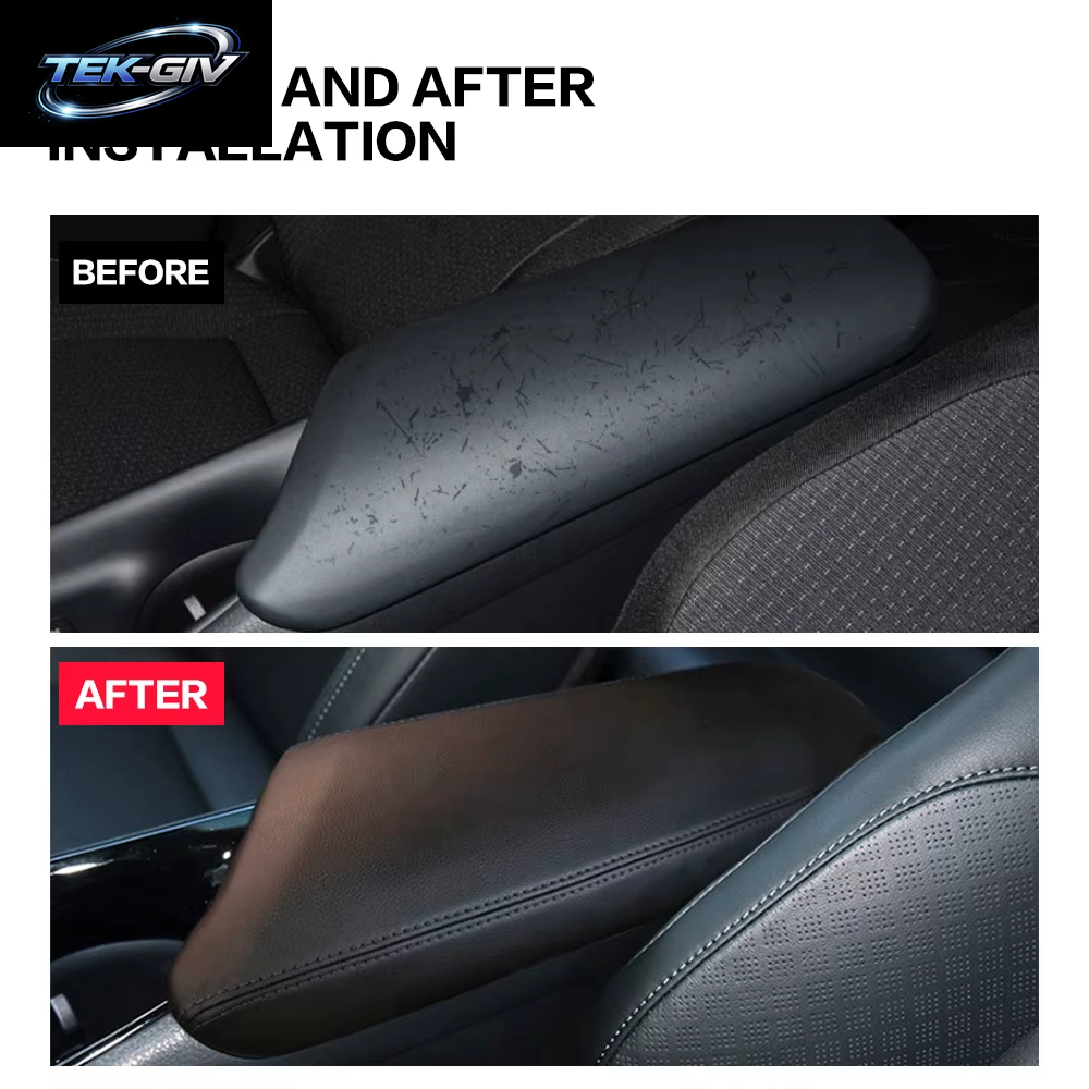 1PCS LHD Auto Armlehnen Box Abdeckung Dekoration Innen Zubehör Für Toyota C-HR CHR C HR 2016 2017 2018 2019 2020 2021 2022 2023