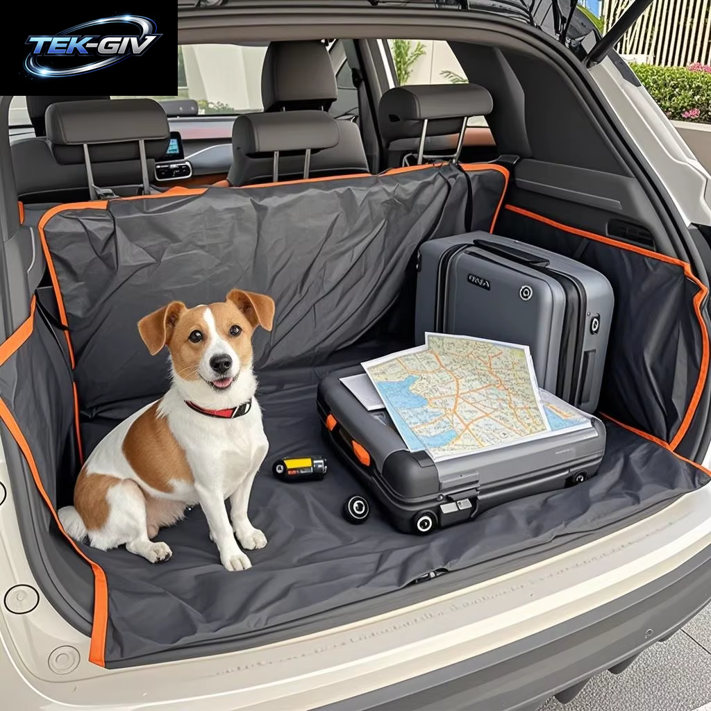Universal Waterproof SUV Cargo Liner Trunk Seat Cover anti Slip and Fouling Removable Washable Car Interior Protection Accessory