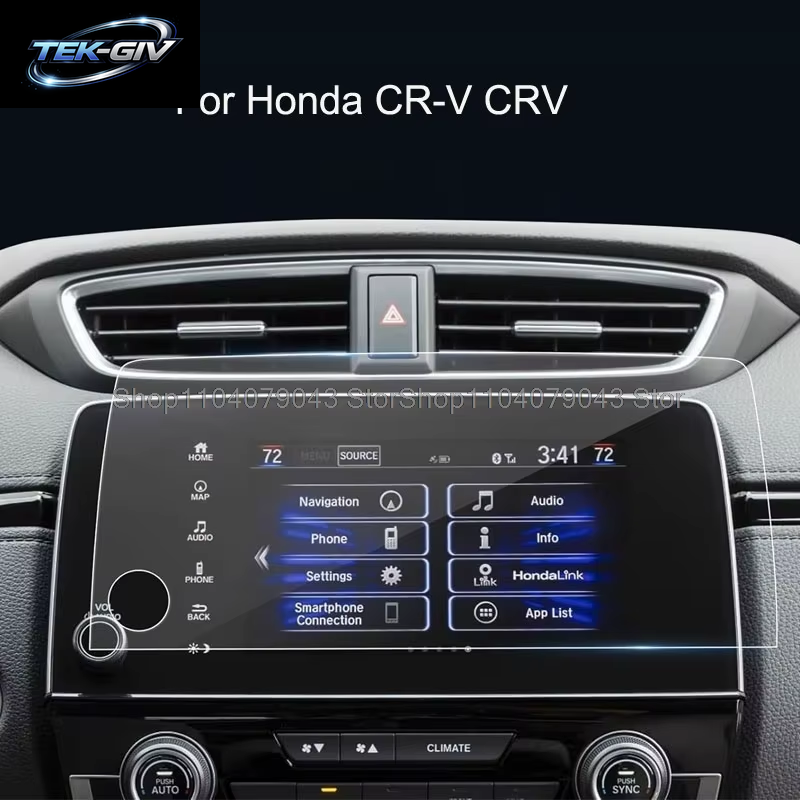 Displays Chutz Folie Aus Gehärtetem Glas Für Honda CR-V Crv 2017-7-Zoll-Gps-Navigations-Lcd-Bildschirm Gegen Kratzer