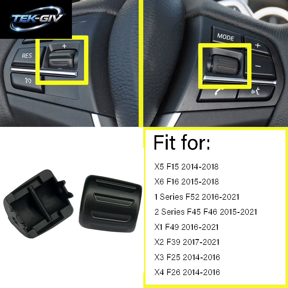 Schwarz Auto Multi-Funktion Lenkrad Control Knob Taste Für BMW 3 4 5 GT 6 7 Serie F30 F35 F34 F36 F10 F11 F12 F07 F01 F02