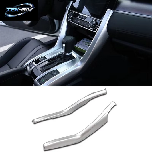 Carbon Fiber Gear Shift Panel Abdeckung Trim Für Honda Civic 10Th 2016 2017 2018 2019 2020 2021