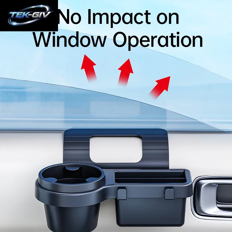 Multifunktionale Auto-Organizer-Box Mit Tasse, Getränkehalter, Hängendes Lagerregal, Seitentür, Fenster, Aufbewahrung, Auto-Innenzubehör