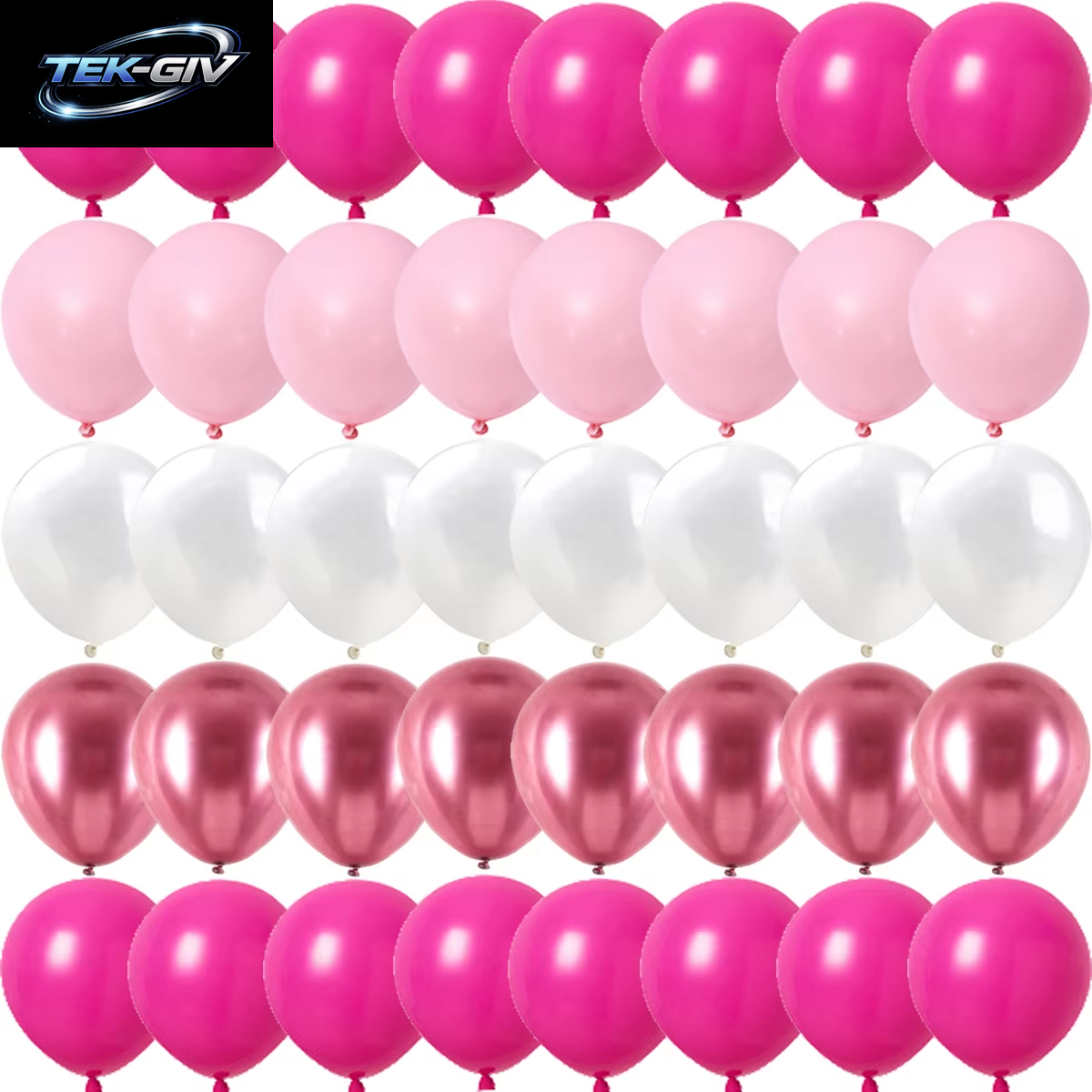 Rose Rosa Metall Latex Konfetti Konfetti Luftballons Hochzeit Dekorationen Matte Globos Neujahr Geburtstag Party Dekorationen